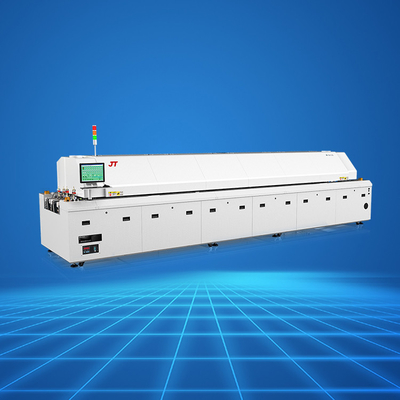 Buy Lead Free Hot Air Reflow Oven 12 Temperature Zones Smt Smd Soldering Welding Equipment online manufacture