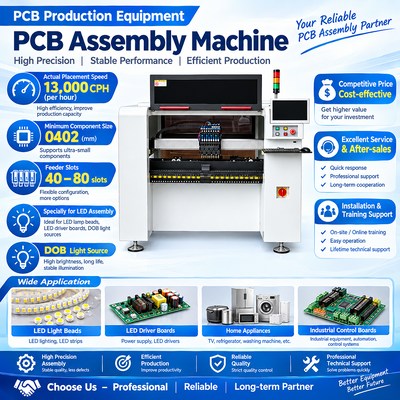 membeli 8-head SMT Pick and Place Machine Peralatan perakitan PCB presisi tinggi untuk produksi elektronik pembuatan online