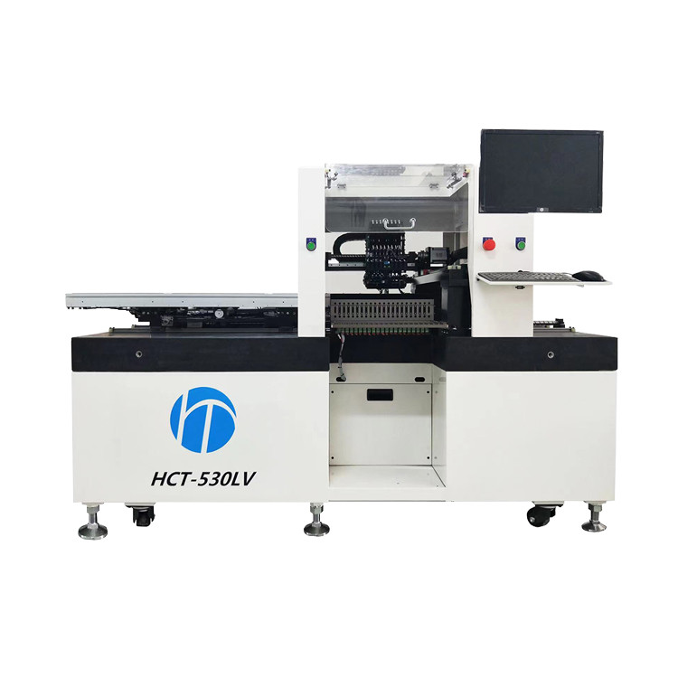 Automatic HCT-530LV Pick And Place Machine 8head LED Chip Mounter PCB ...