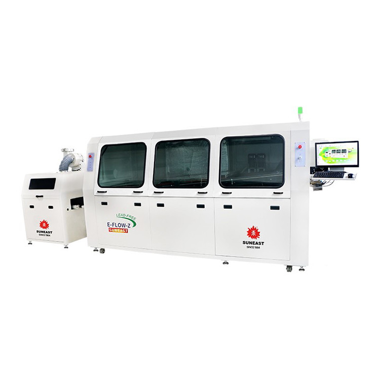 Copper Solering Line Machine Automatic PCB Wave Soldering Machine E-FLOW-Z for DIP Production
