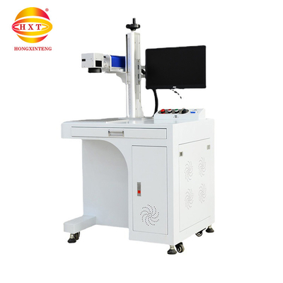 30w 50w Draagbare glasvezellasermarkeringsmachine voor geschenken