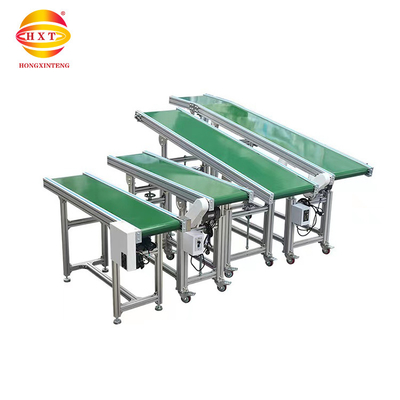 2 Meter SMT-conveyorsystemen PU-rubberbandconveyor SMT-PVC-materiaal rolconveyor