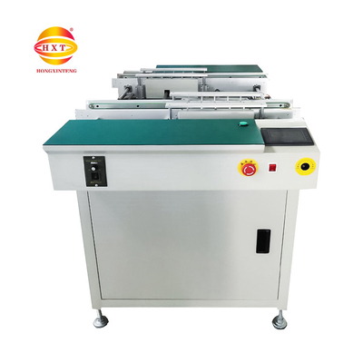 PCB Dual Track Smt Conveyor Systems PLC Control Touch Screen Display Operation
