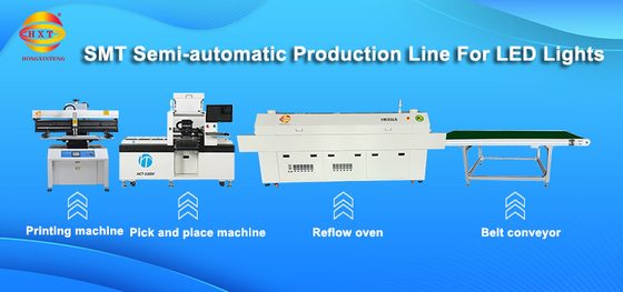 Semi-automatische LED-chipmonter pick and place pcb machine 45000CPH