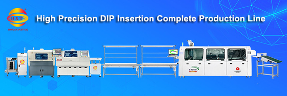 Verticale SMT machinelijn Automatische hoge efficiëntie voor het assembleren van DIP-componenten